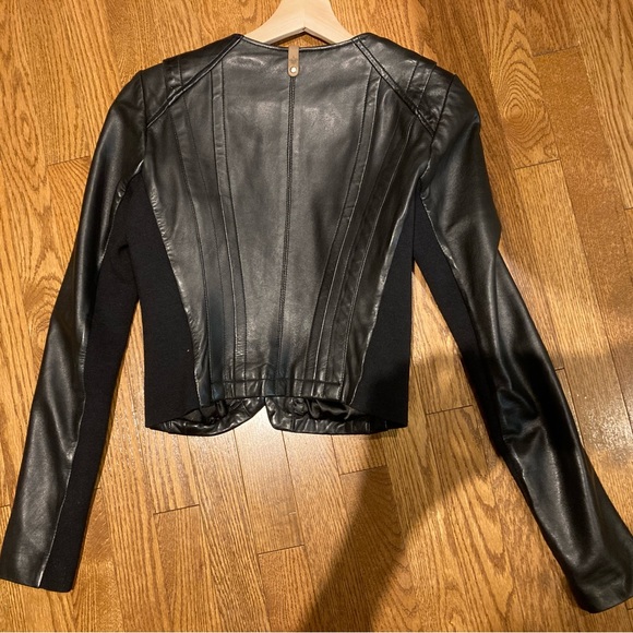 NEW Mackage black leather jacket, size XS - Picture 14 of 16